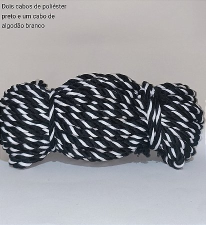 TORCIDO/3 CABOS POLIÉSTER E CRU E LINHA ESPECIAL, PCT COM 50 METROS