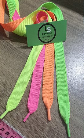 Cadarço de Tênis largo 20 mm kit atacado 40 pecas .