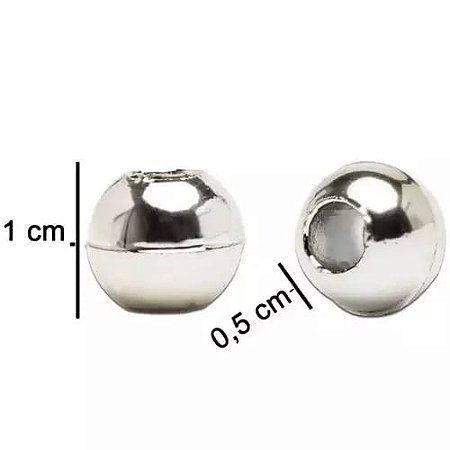 PONTEIRA PARA CORDAO BOLA GLOBINHO ALTO BRILHO ABS SUPER LEVE 200 UNIDADES