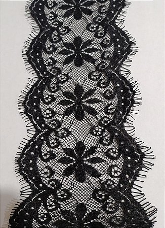 renda chantylli ultima pecas ..preta