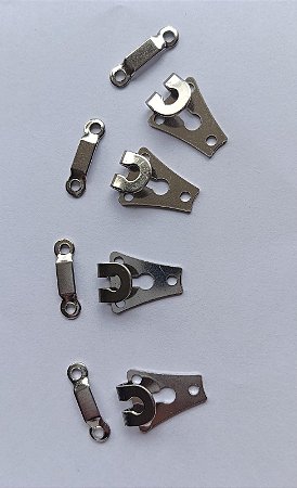 Fecho de calça Social prata