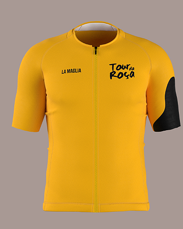Camisa de Ciclismo - La Maglia by Tour da Roça (Amarelo)