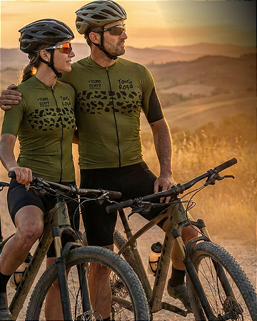 Camisa de Ciclismo - Verde Militar