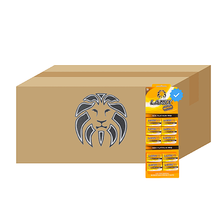 Laminas Lamix New Platinum caixa com 100 cartelas - Atacado.