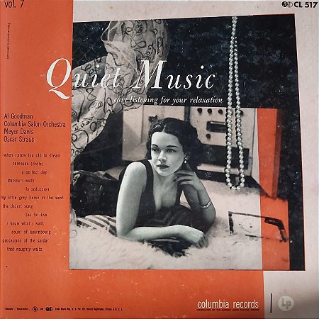 LP -  Quiet Music, Volume 7: Easy Listening For Your Relaxation (Vários Artistas) (Importado US)