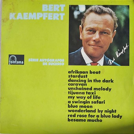 LP - Bert Kaempfert - Série Autógrafos de Sucesso