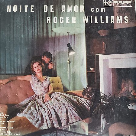 LP - Roger Williams – Noite De Amor Com Roger Williams