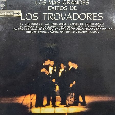 LP - Los Trovadores – Los Mas Grandes Exitos De Los Trovadores (Importado Argentina)