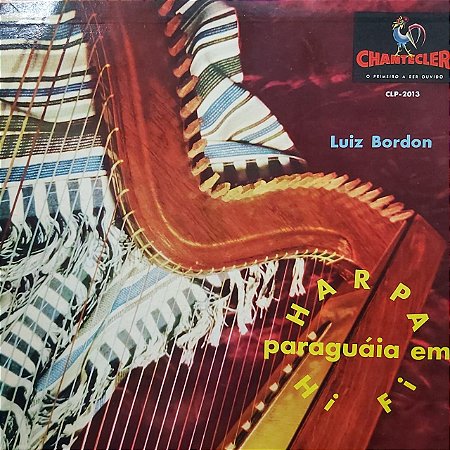 LP - Luis Bordón – Harpa Paraguaya Em Hi-Fi
