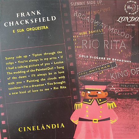 LP - Frank Chacksfield e Sua Orquestra - Cinelândia