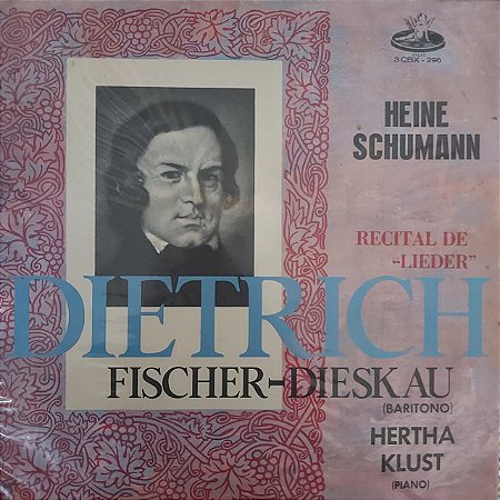 LP - Dietrich Fischer Dieskau - Recital de Lieder