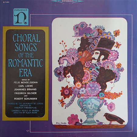 LP - Choral Songs Of The Romantic Era (Vários Artistas) (Importado US)