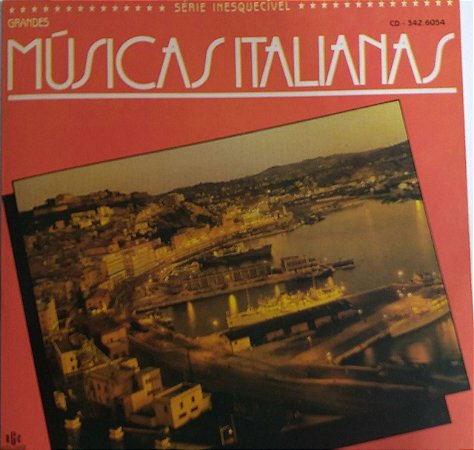 CD - Grandes Músicas Italianas (Vários Artistas)