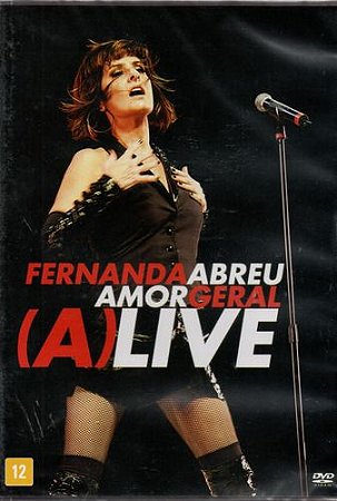 DVD - Fernanda Abreu ‎– Amor Geral (A)LIVE (Lacrado)