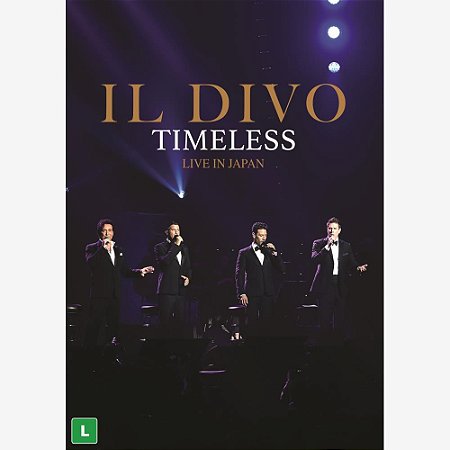 DVD - IL DIVO - TIMELESS LIVE IN JAPAN (LACRADO)