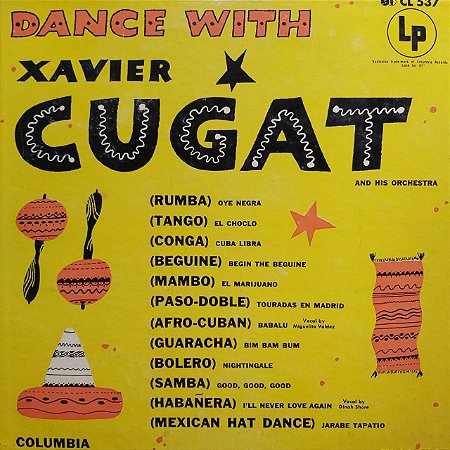 LP - Xavier Cugat And His Orchestra – Dance With Cugat (Importado US)