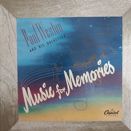LP - Paul Weston And His Orchestra – Music For Memories (Importado US) (10")