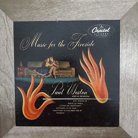 LP - Paul Weston And His Orchestra – Music For The Fireside (Importado US) (10")