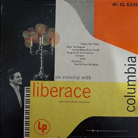 LP - Liberace – An Evening With Liberace (Importado US) (10")