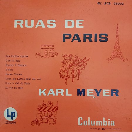 LP - Karl Meyer – Ruas De Paris (10")