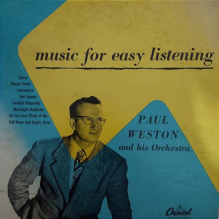 LP - Paul Weston And His Orchestra – Music For Easy Listening (Importado US) (10")