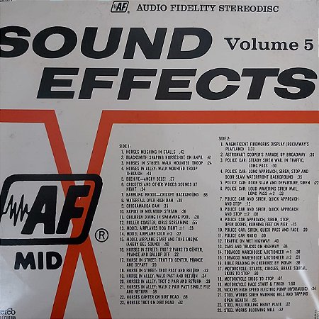 LP - Sound Effects, Vol. 5