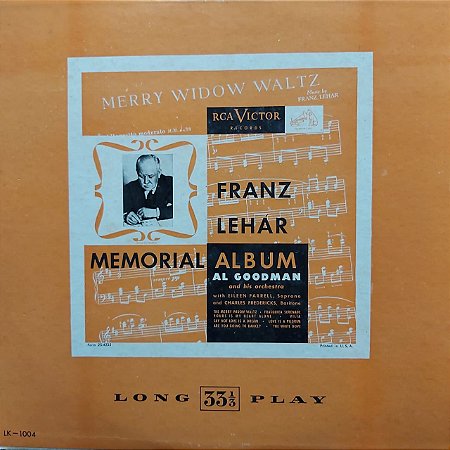 LP - Al Goodman And His Orchestra - Franz Lehár Memorial Album