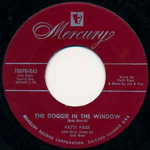 COMPACTO - Patti Page - The Doggie In The Window / My Jealous Eyes