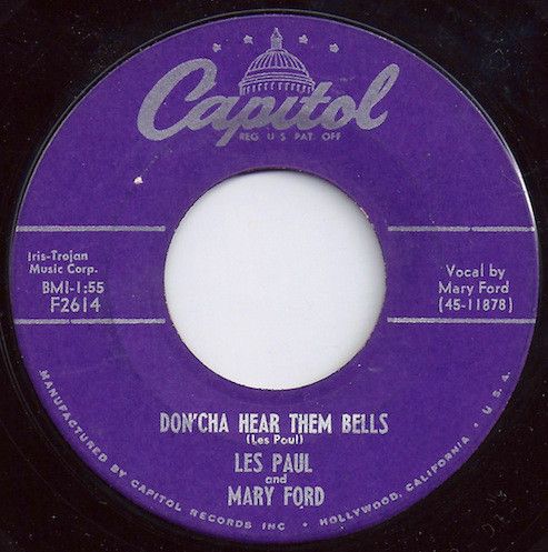 COMPACTO - Les Paul And Mary Ford / Les Paul – Don'cha Hear Them Bells / The Kangaroo