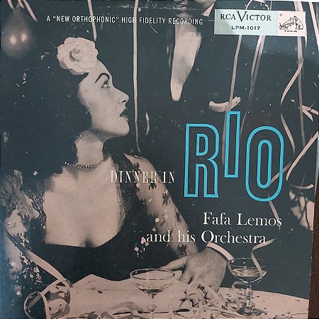 LP - Fafa Lemos And His Orchestra – Dinner In Rio