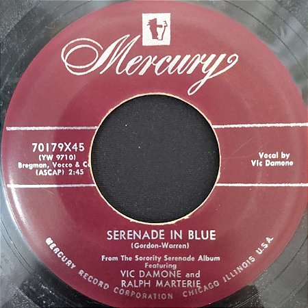 COMPACTO - Vic Damone - Serenade In Blue / That Old Feeling (Importado US)