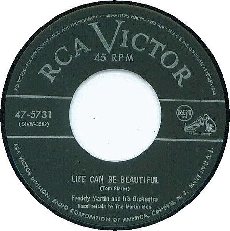 COMPACTO - Freddy Martin -  Life Can Be Beautiful / Muriel