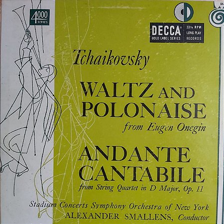 LP - Waltz and Polonaise - Tchaikovsky (Importado US) (10")