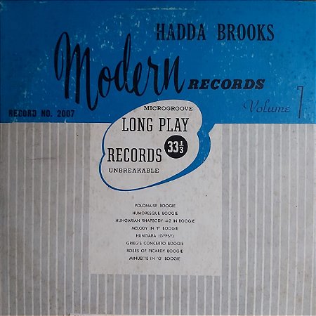 LP - Hadda Brooks - Modern Records (Importado US) (10")