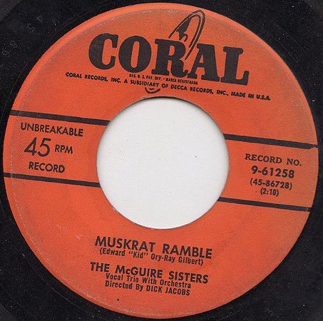 COMPACTO - The McGuire Sisters – Muskrat Ramble / Not As A Stranger