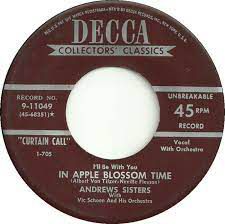 COMPACTO - Albert Von Tilzer - Bei Mir Bist Du Schon (Means That You're Grand) / (I'll Be With You) In Apple Blossom Time