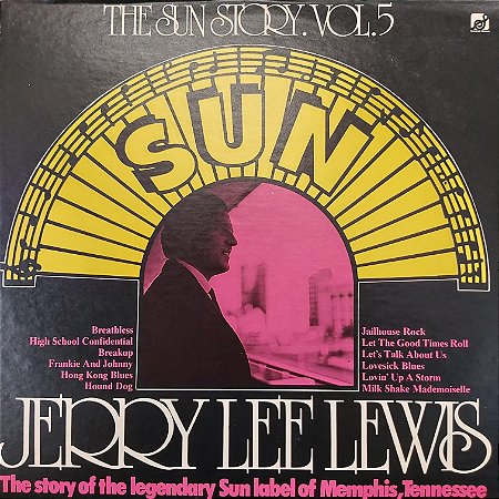 LP - Jerry Lee Lewis – The Sun Story Vol.5 (Importado US)