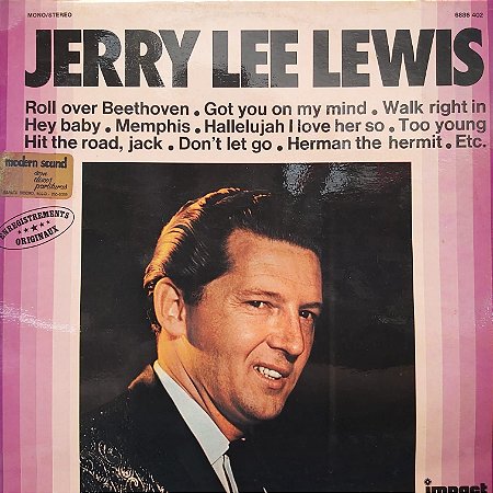 LP - Jerry Lee Lewis – Jerry Lee Lewis (Importado França)