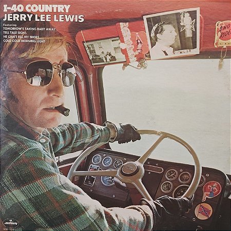 LP - Jerry Lee Lewis – I-40 Country (Importado US)