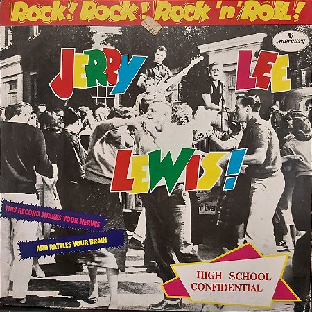 LP - Jerry Lee Lewis – Rock! Rock ! Rock 'n' Roll! (Importado Germany)