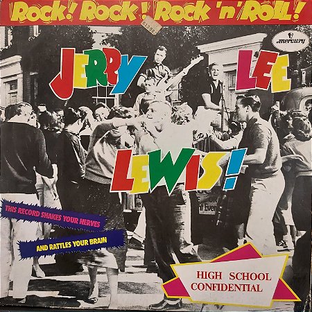 LP - Jerry Lee Lewis – Rock! Rock ! Rock 'n' Roll! (Importado Germany)