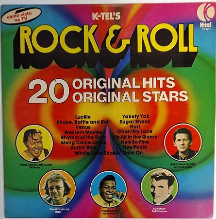LP - Rock & Roll - 20 original hits, 20 original stars (Vários Artitas)