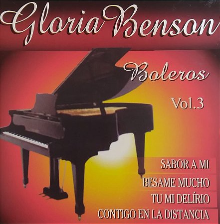 CD - Gloria Benson - Boleros - Volume 3