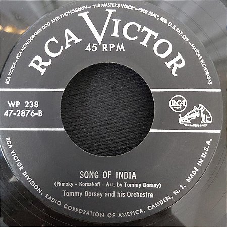 COMPACTO - Tommy Dorsey - Song Of India / Marie (Importado US) (7")