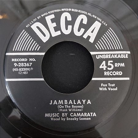 Compacto - Camarata - Jambalaya / Mademoiselle - (Importado US) (7")