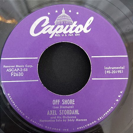 COMPACTO - Axel Stordahl - Off Shore / The Piccolino - (Importado US) (7")