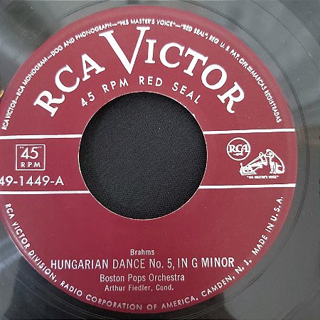 Compacto - Boston Pops Orchestra - Hungarian Dancer No.5 / Hungarian Dancer No.6 (Importado US) (7")