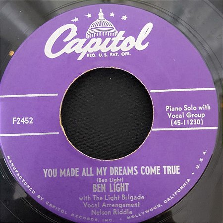COMPACTO - Nelson Ridldle - You Made All My Dreams Come True / Marie (Importado US) (7")