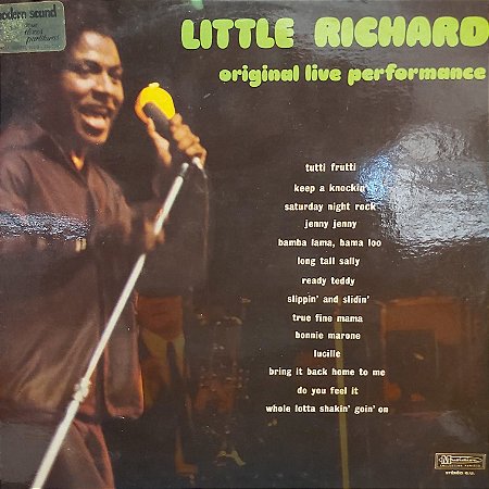 LP - Little Richard - Original Live Performance (Importado France)