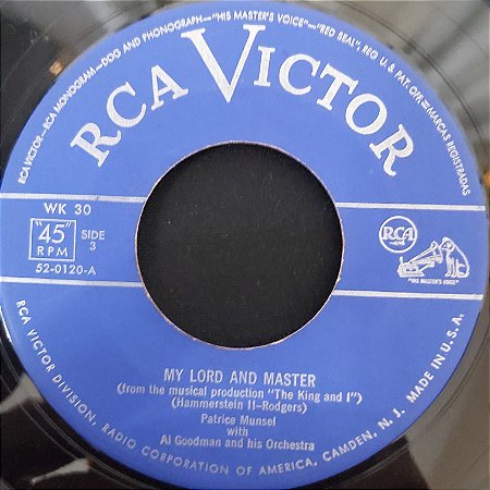 COMPACTO - Al Goodman And His Orchestra - My Lord And Master / Something Wonderful (Importado US)